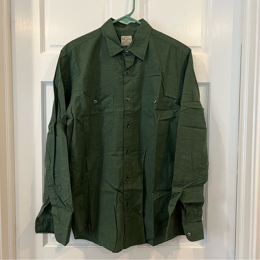 J. Crew Factory Long-Sleeve Button Down Workshirt